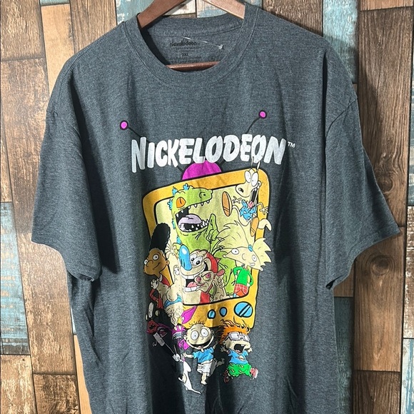 Nickelodeon Charcoal Graphic Tee - Picture 3 of 13